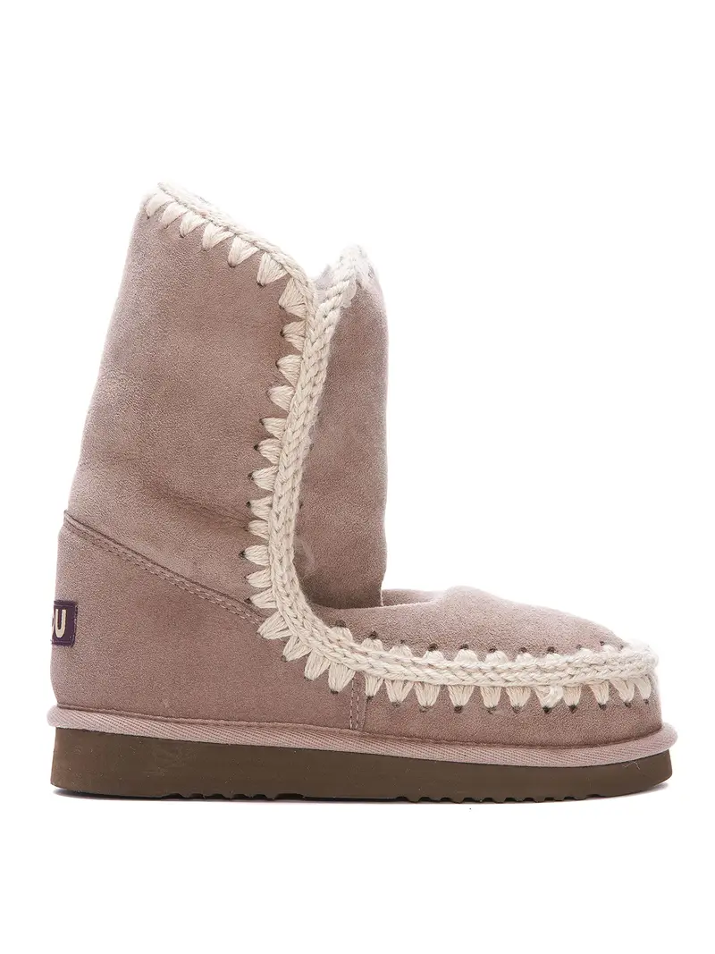 Stivaletti logati Grigio