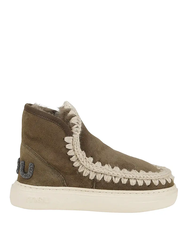 Stivaletti stile sneakers Eskimo Verde Scuro