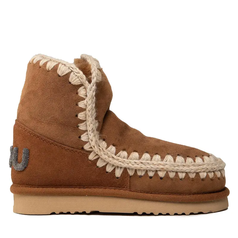 Stivali da neve Mou Eskimo 18 Glitter Logo MU.FW101050A Marrone
