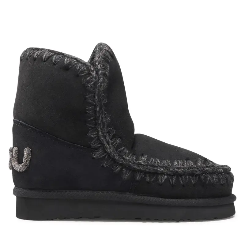 Stivali da neve Mou Eskimo 18 Glitter Logo MU.FW101050A Nero