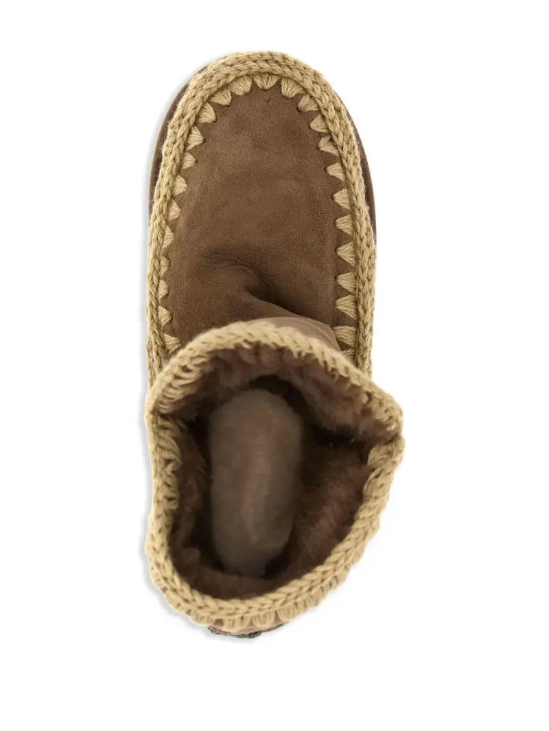 Stivali Eskimo 18 con rifinitura crochet color coniac Cognac miniatura 3