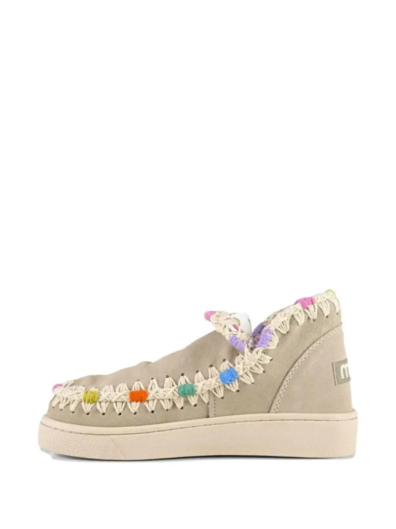 Summer eskimo sneaker overstitching beige Panna miniatura 2