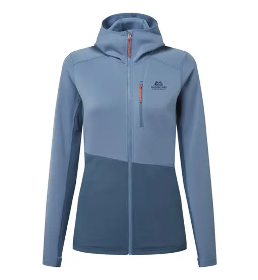 Durian Hooded W - felpa in pile - donna Blue