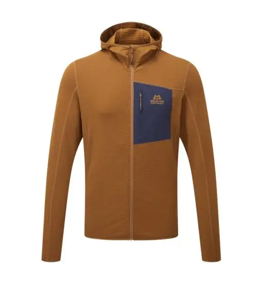 Lumiko Hooded - felpa in pile - uomo Brown