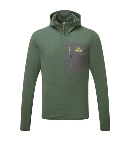 Lumiko Hooded - felpa in pile - uomo Green