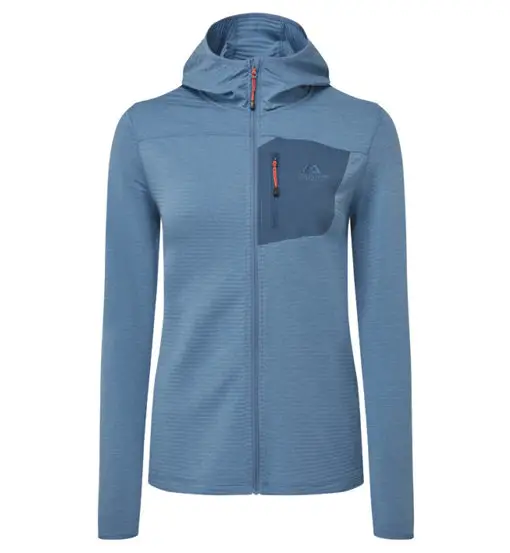 Lumiko Hooded W - felpa in pile - donna Blue