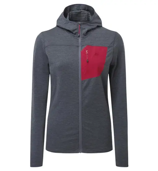 Lumiko Hooded Wmns - felpa in pile - donna Grey