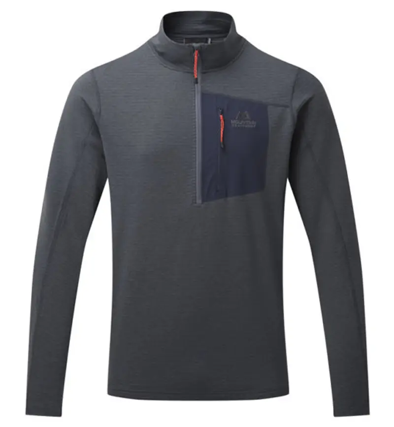 Lumiko Zip T - felpa in pile - uomo Dark Grey