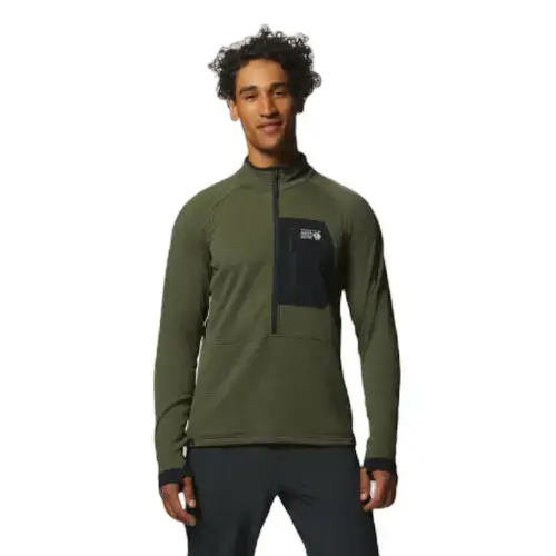 Giacca con 1/2 zip Mountain Hardwear Polartec® Power Grid
