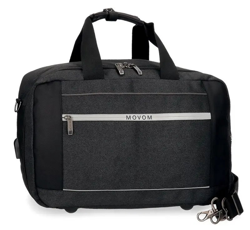 Borsa cabina Movom Trimmed Nera 40x25x20