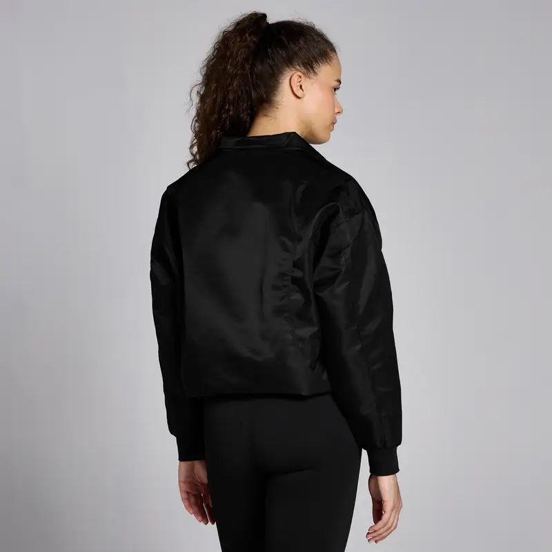 Bomber in nylon MP Lifestyle da donna - Nero miniatura 2