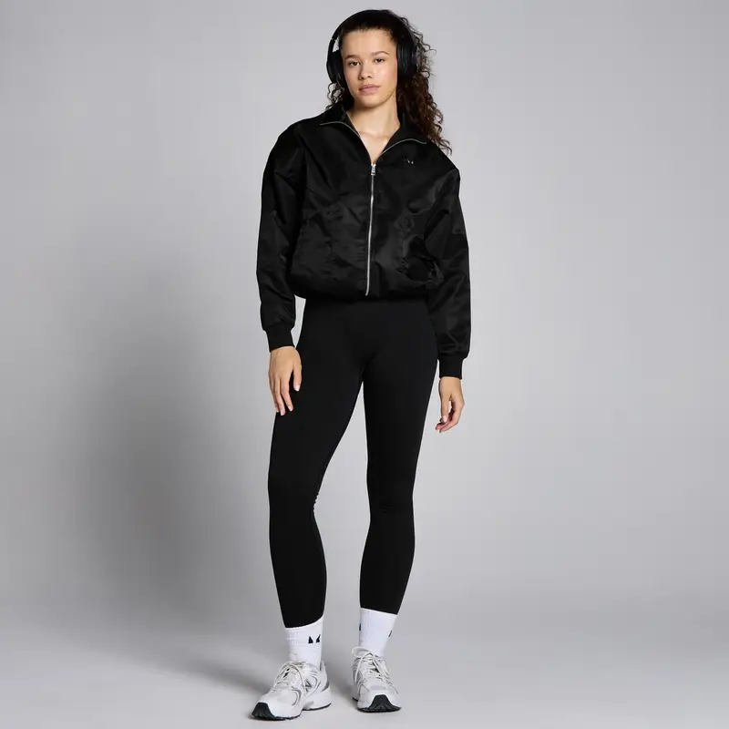Bomber in nylon MP Lifestyle da donna - Nero miniatura 3