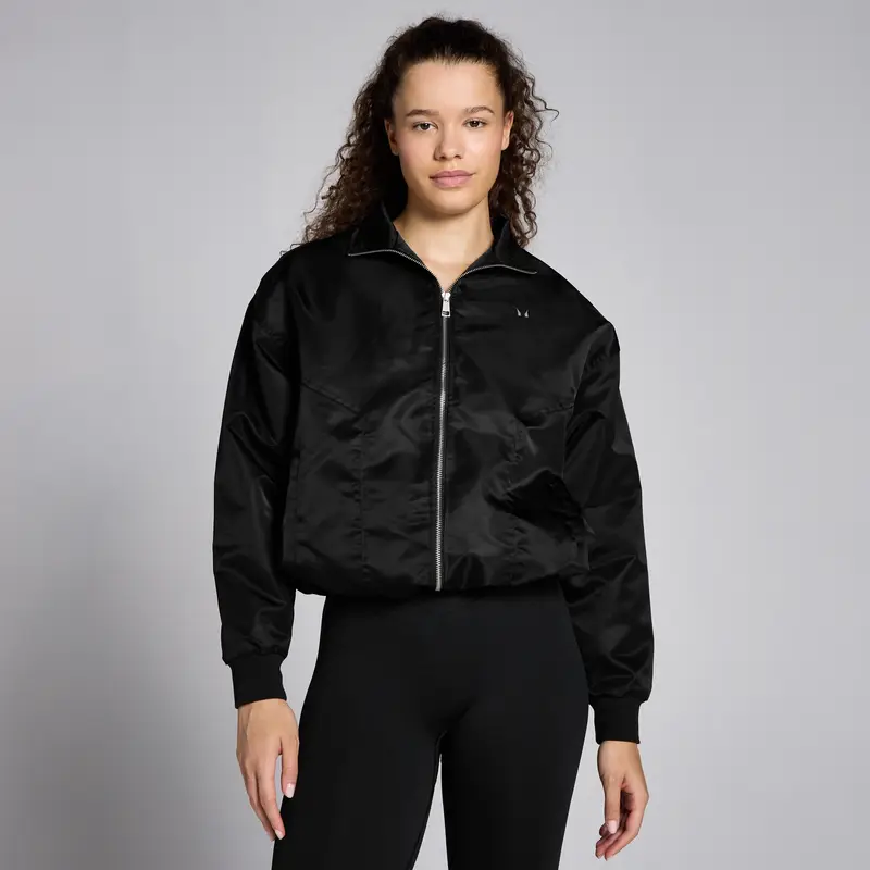 Bomber in nylon MP Lifestyle da donna - Nero