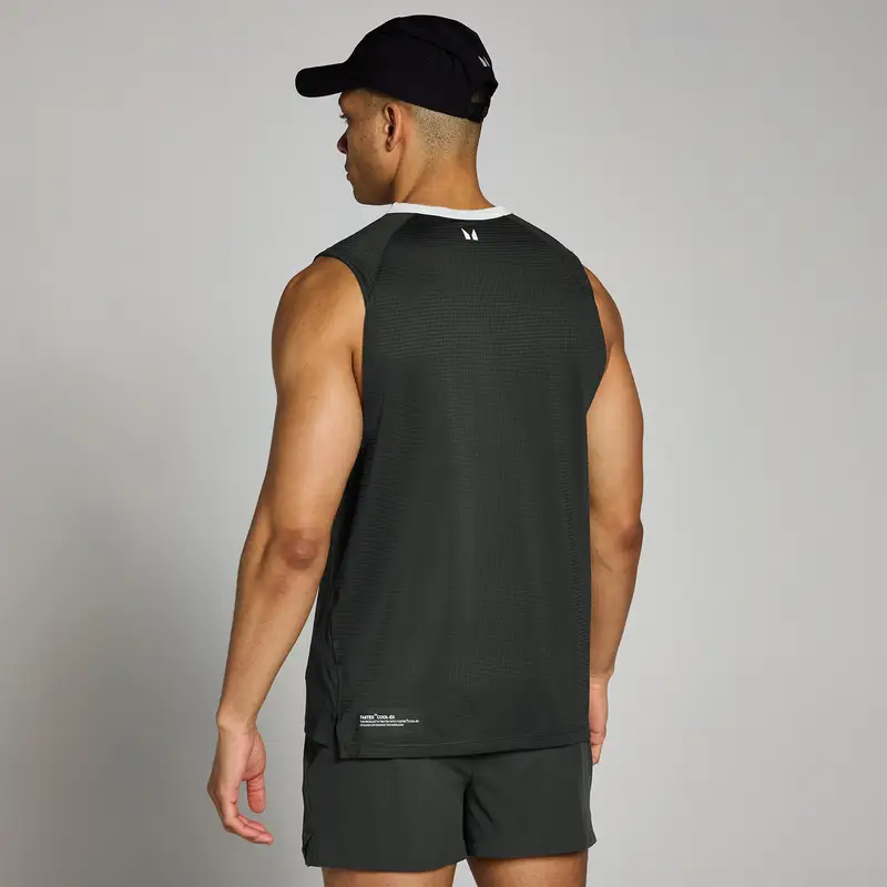 Canotta a rete MP Tempo da uomo - Nero slavato miniatura 2