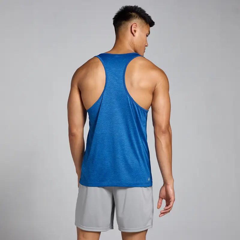 Canotta MP Tempo mélange da uomo - True Blue Blu miniatura 2