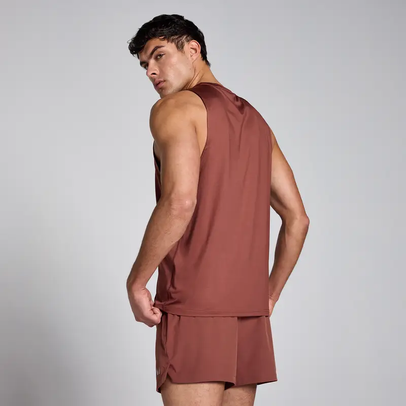 Canotta sportiva MP da uomo Bordeaux miniatura 2