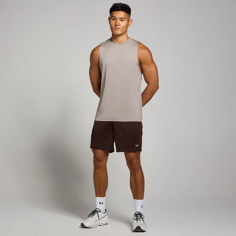 Canotta sportiva MP da uomo - Fungo Grigio miniatura 3