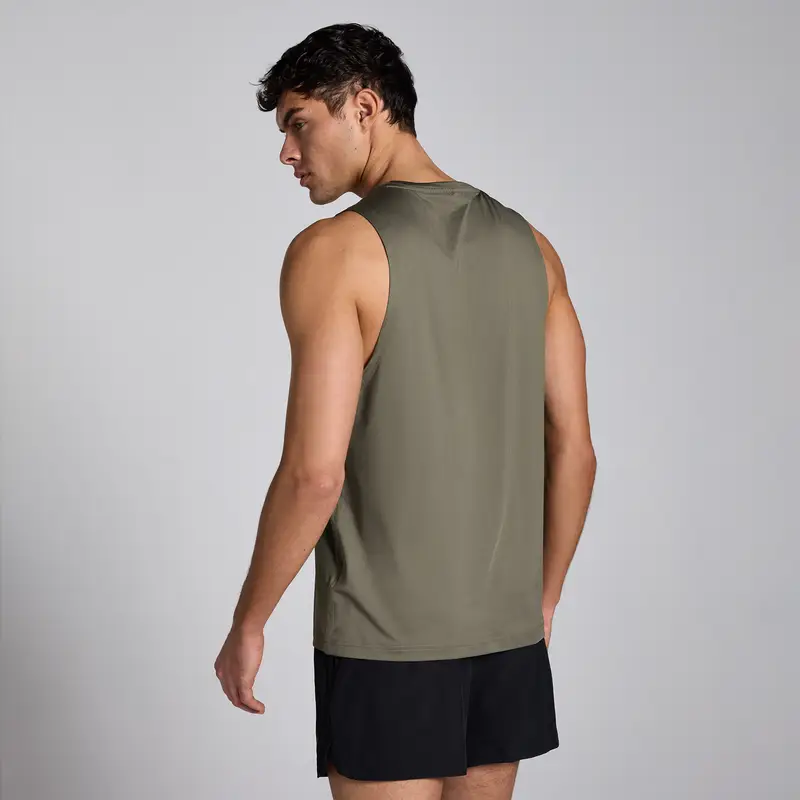 Canotta sportiva MP da uomo Marrone miniatura 2