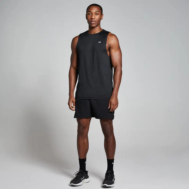 Canotta sportiva MP da uomo - Nera Nero miniatura 3