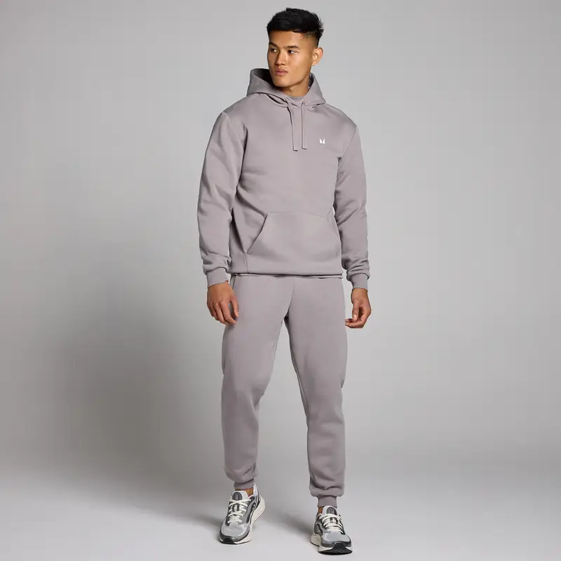 Felpa con cappuccio MP Rest Day da uomo - Fungo Grigio miniatura 3