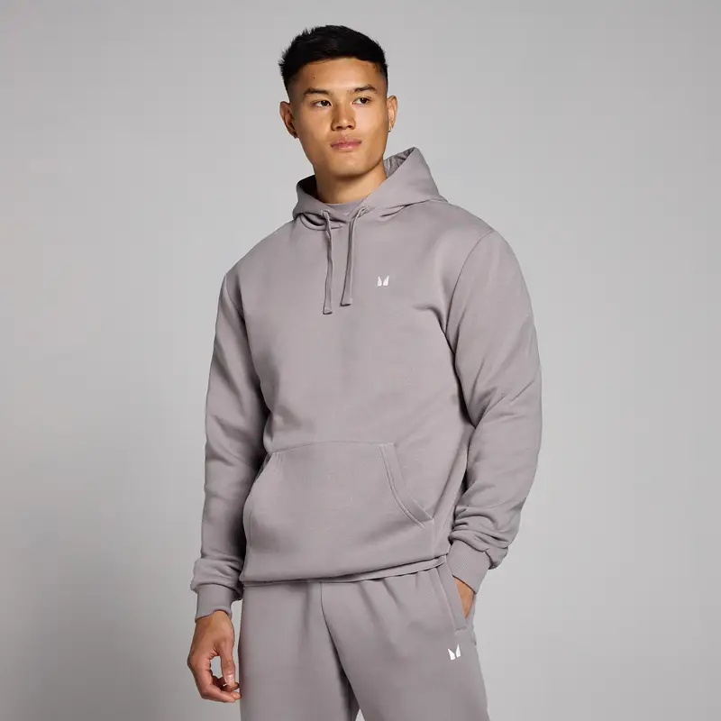 Felpa con cappuccio MP Rest Day da uomo - Fungo Grigio