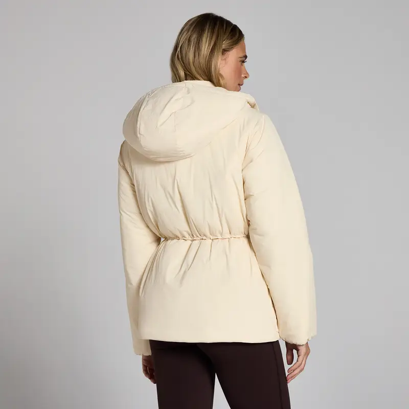 Giacca corta regolabile in vita MP da donna - Crema chiaro Soft Cream miniatura 2