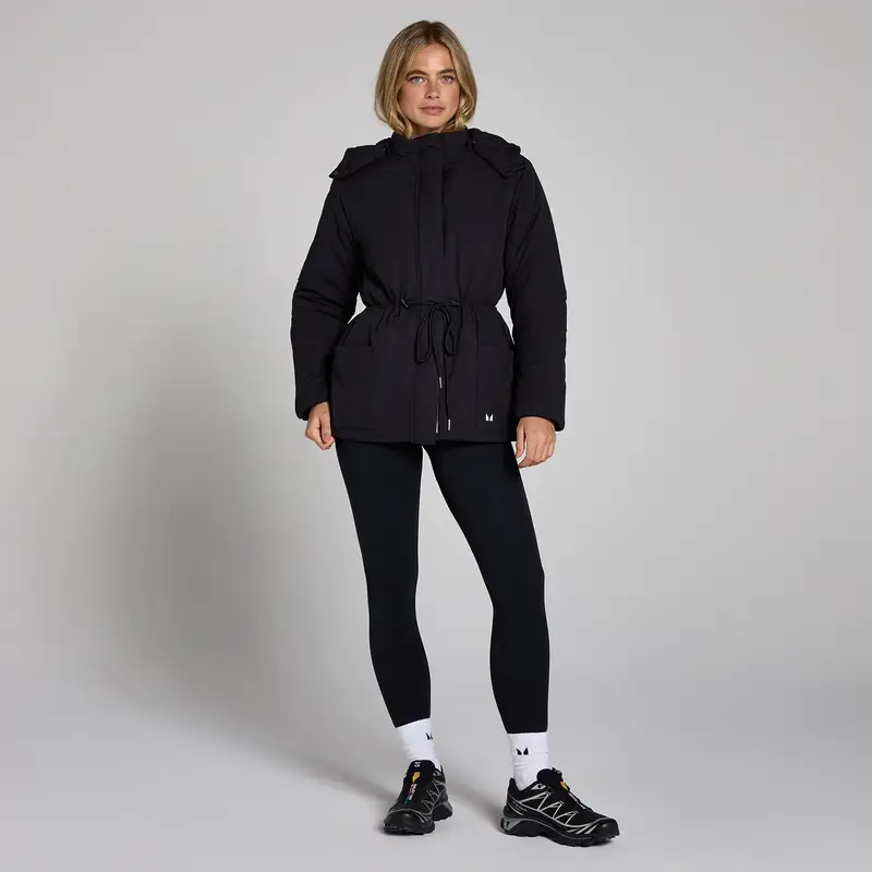 Giacca corta regolabile in vita MP da donna - Nero miniatura 3