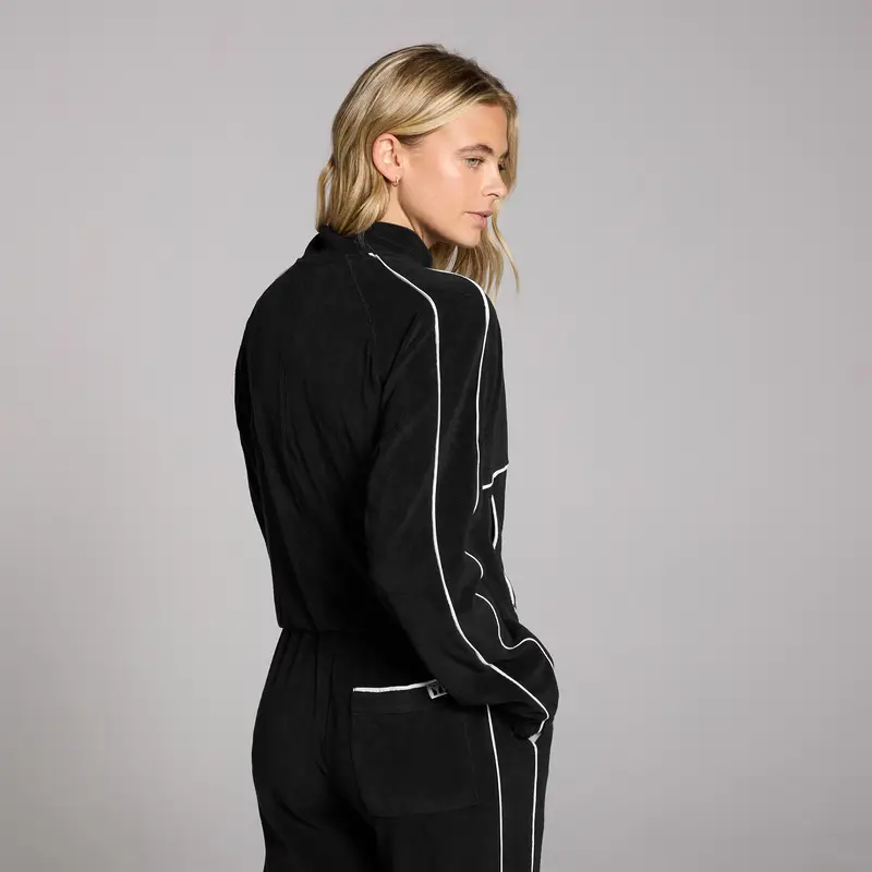 Giacca della tuta in spugno Lifestyle MP da donna - Nero miniatura 2