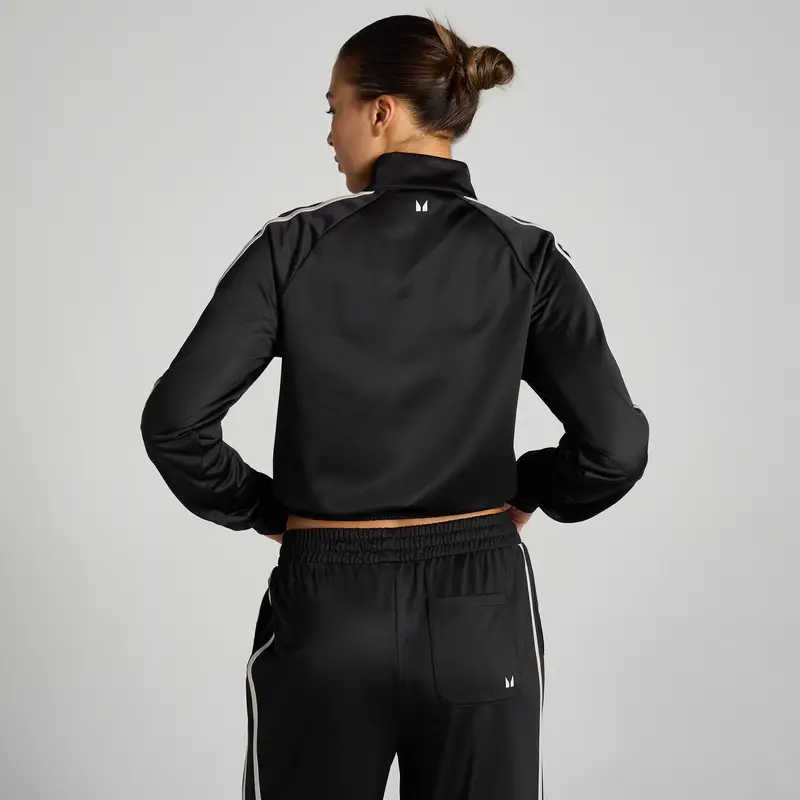 Giacca sportiva tricot MP da donna - Nero / Bianco miniatura 2