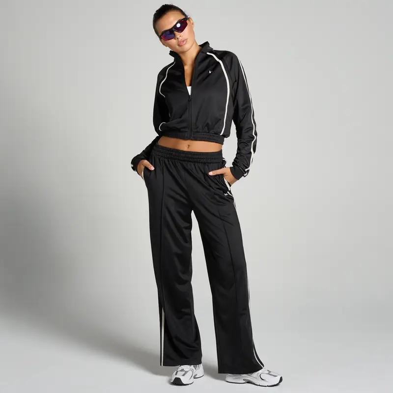 Giacca sportiva tricot MP da donna - Nero / Bianco miniatura 3