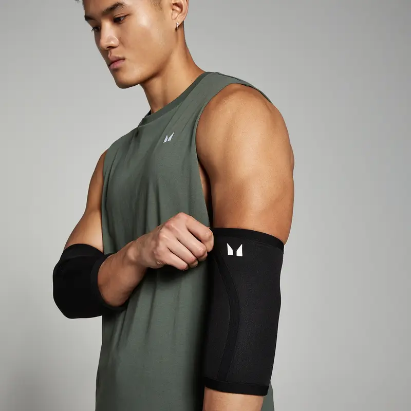 Gomitiere sportive MP unisex (1 paio) - Nere Nero miniatura 2