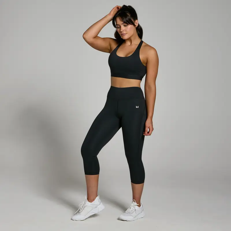 MP Leggings Donna Nero 2821277 miniatura 3