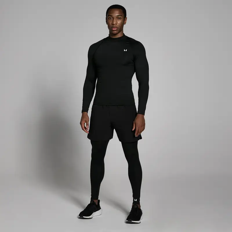 MP Leggings Uomo Nero 2821060 miniatura 3