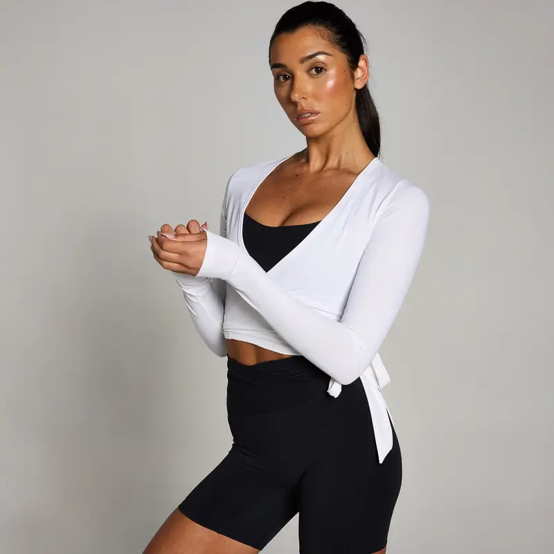 Maglia a incrocio MP Tempo da donna - Bianca Bianco