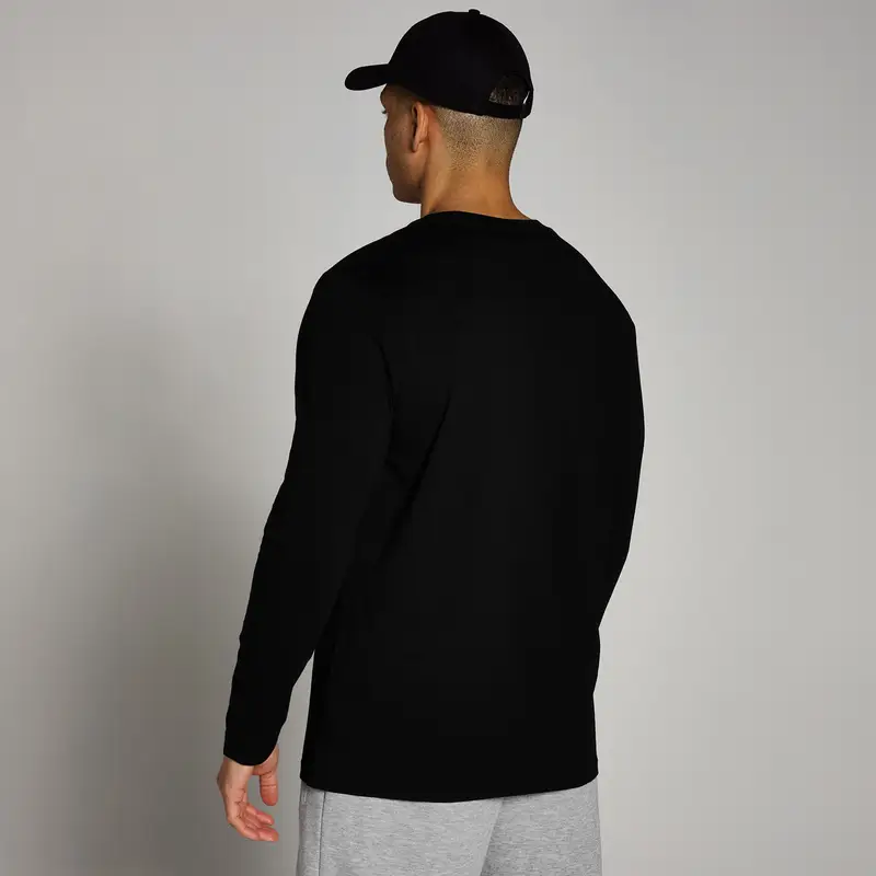 Maglia a maniche lunghe MP Rest Day da uomo - Nera - XXS Nero miniatura 2