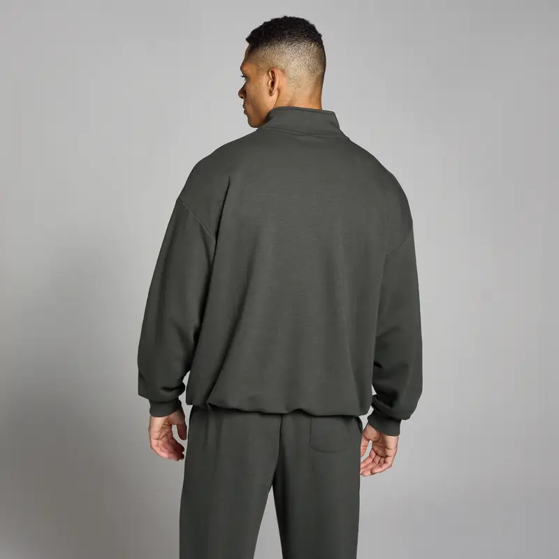 Maglia con cerniera 1/4 MP Tempo da uomo - Grigio notte miniatura 2