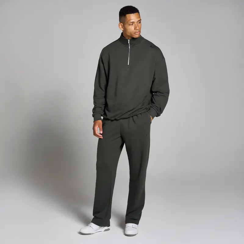 Maglia con cerniera 1/4 MP Tempo da uomo - Grigio notte miniatura 3