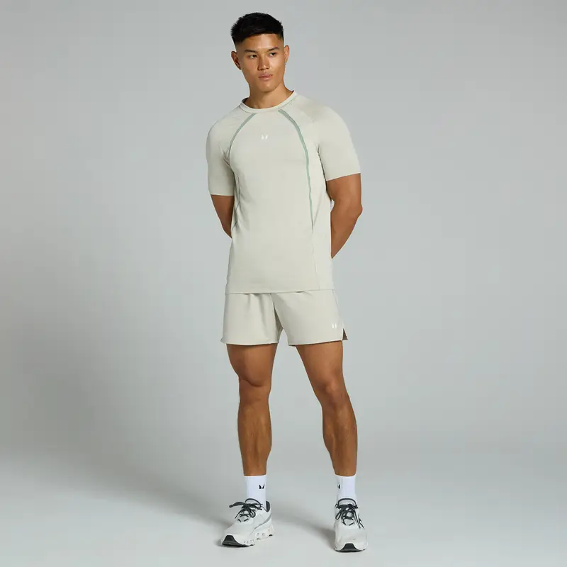 Pantaloncini 13 cm con inserti MP Tempo da uomo - Grigio cenere miniatura 3