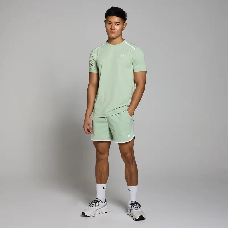 Pantaloncini 13 cm MP Tempo Binding da uomo - Verde Ghiaccio miniatura 2