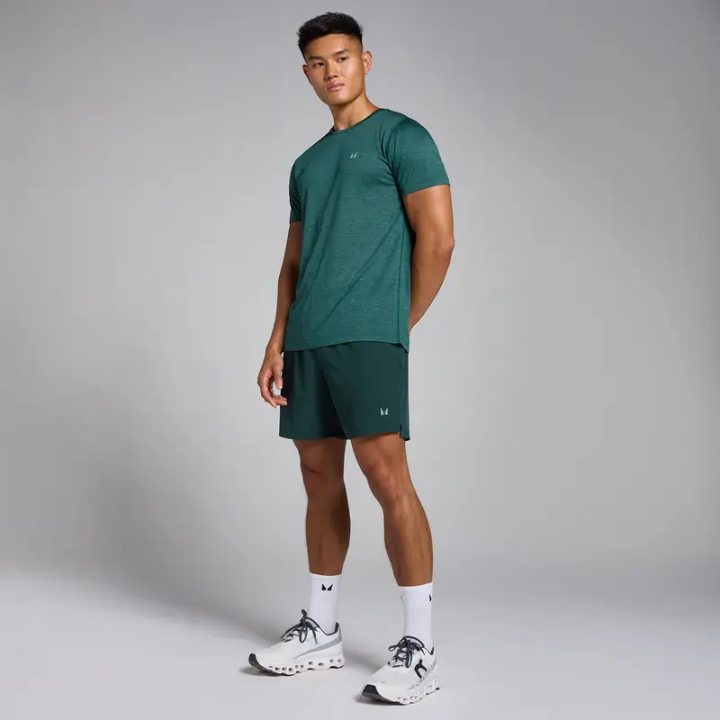 Pantaloncini 18 cm MP Tempo da uomo - Verde scuro miniatura 3