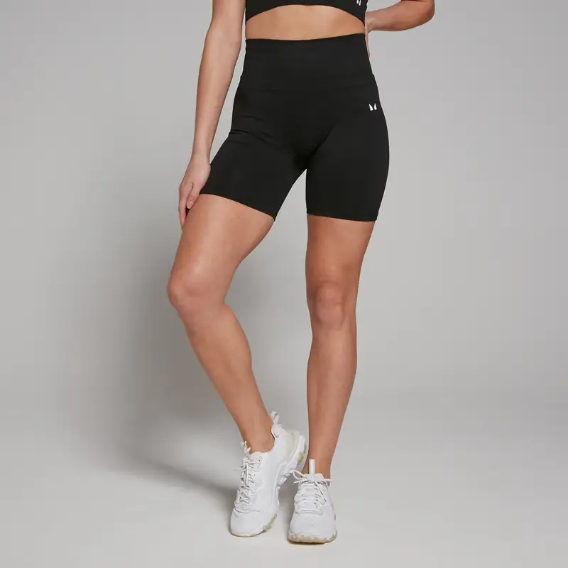 Pantaloncini ciclista senza cuciture MP Shape da donna - Neri Nero