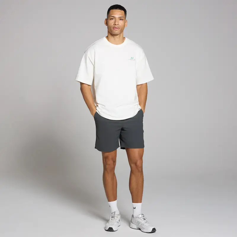 Pantaloncini in tessuto MP Lifestyle da uomo - Nero slavato miniatura 2