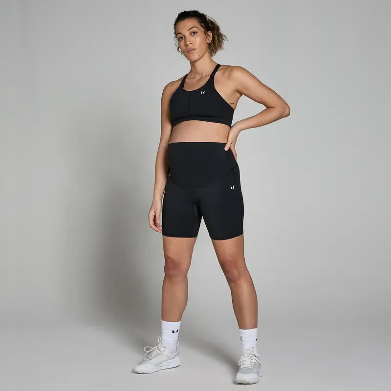 Pantaloncini post-natali MP Maternity da donna - Neri Nero miniatura 3