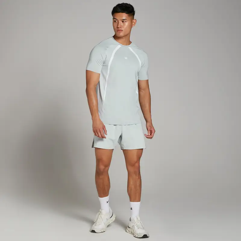 Pantaloncini sportivi da 13 cm MP Tempo da uomo - Blu pallido miniatura 3