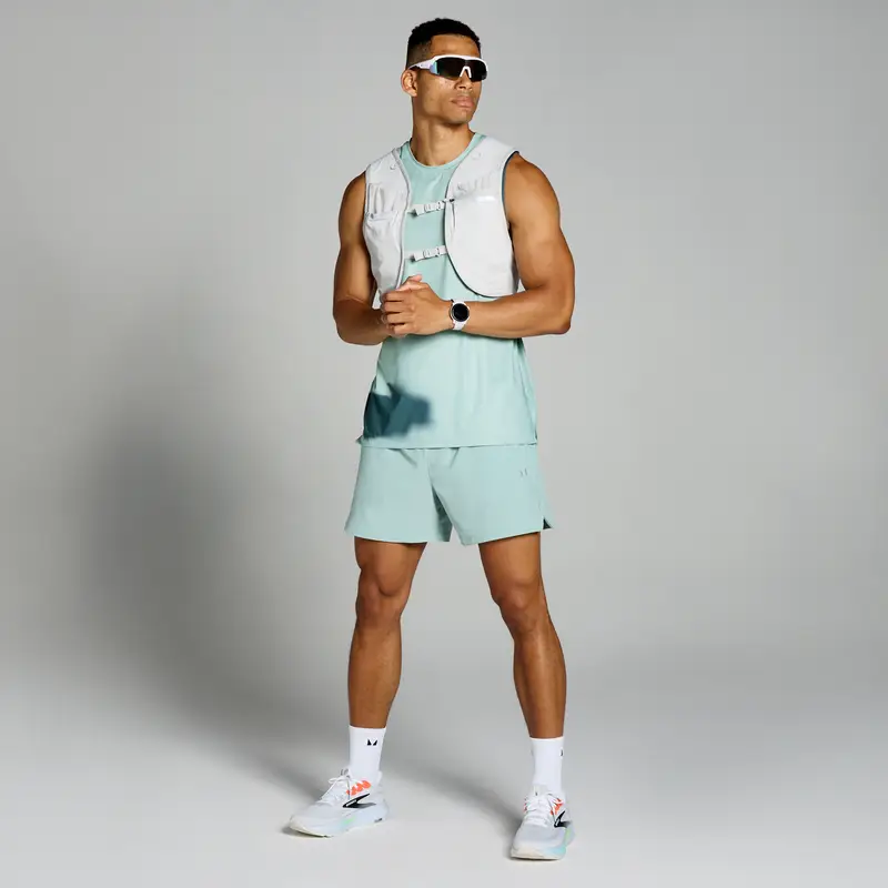 Pantaloncini sportivi da 13 cm MP Velocity da uomo - Grey Mist Grigio miniatura 3