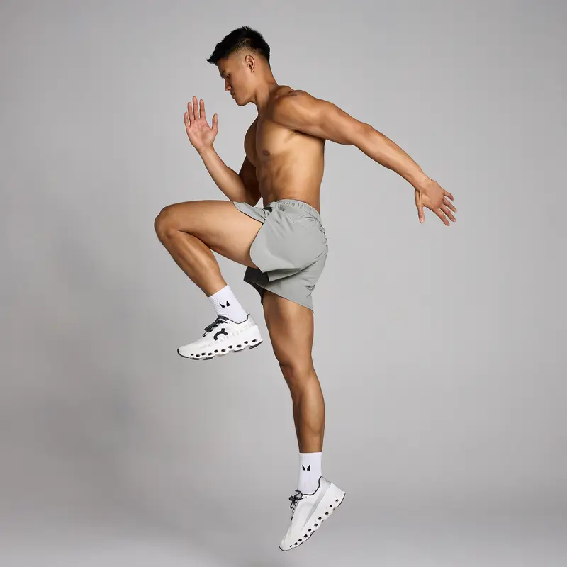 Pantaloncini sportivi da 8 cm MP da uomo - Storm Grigio miniatura 3