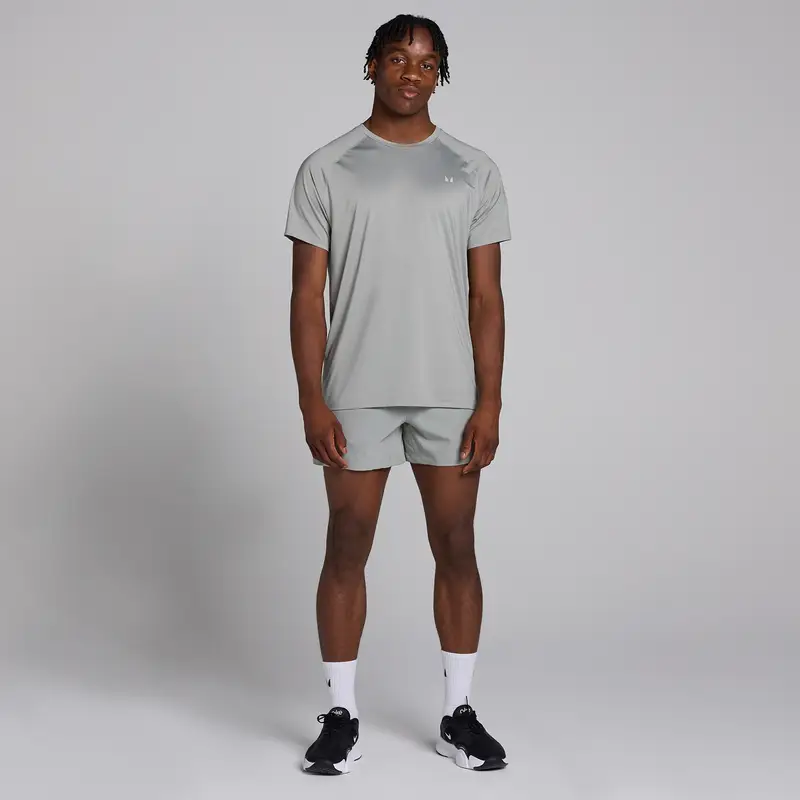 Pantaloncini sportivi in tessuto 13 cm MP da uomo - Grigio tempesta miniatura 3