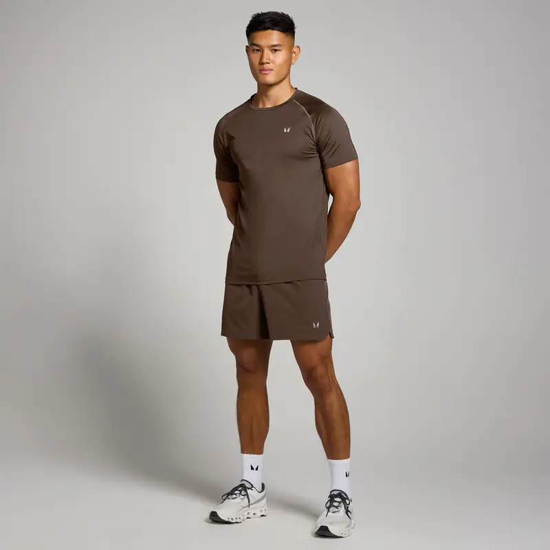 Pantaloncini sportivi in tessuto da 13 cm MP da uomo - Cioccolato Marrone miniatura 3