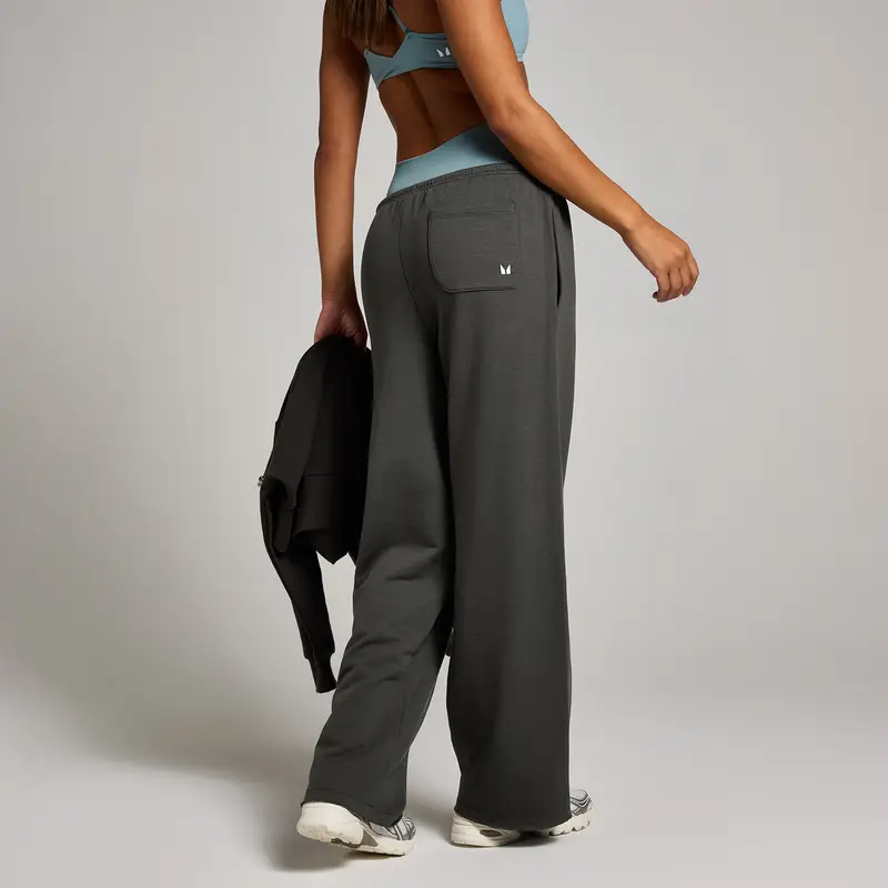 Pantaloni da jogging a taglio dritto e vita media MP Tempo da donna - Grigio notte miniatura 2