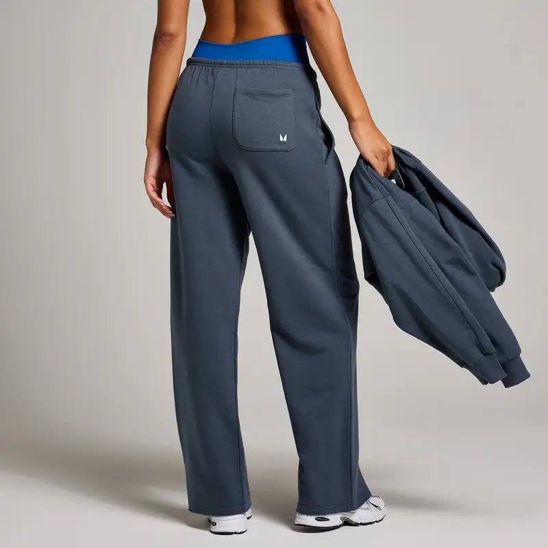 Pantaloni da jogging a vita media e taglio dritto MP Tempo da donna - Mezzanotte Blu miniatura 2